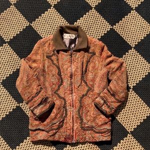 VTG Heather Brown  Knit Jacket